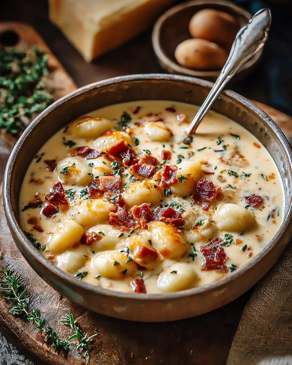 Bacon Cheddar Gnocchi Soup – A Rich and Creamy Comfort Meal