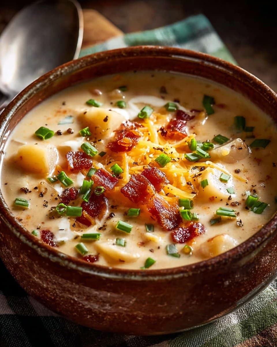 Comforting Loaded Baked Potato Soup