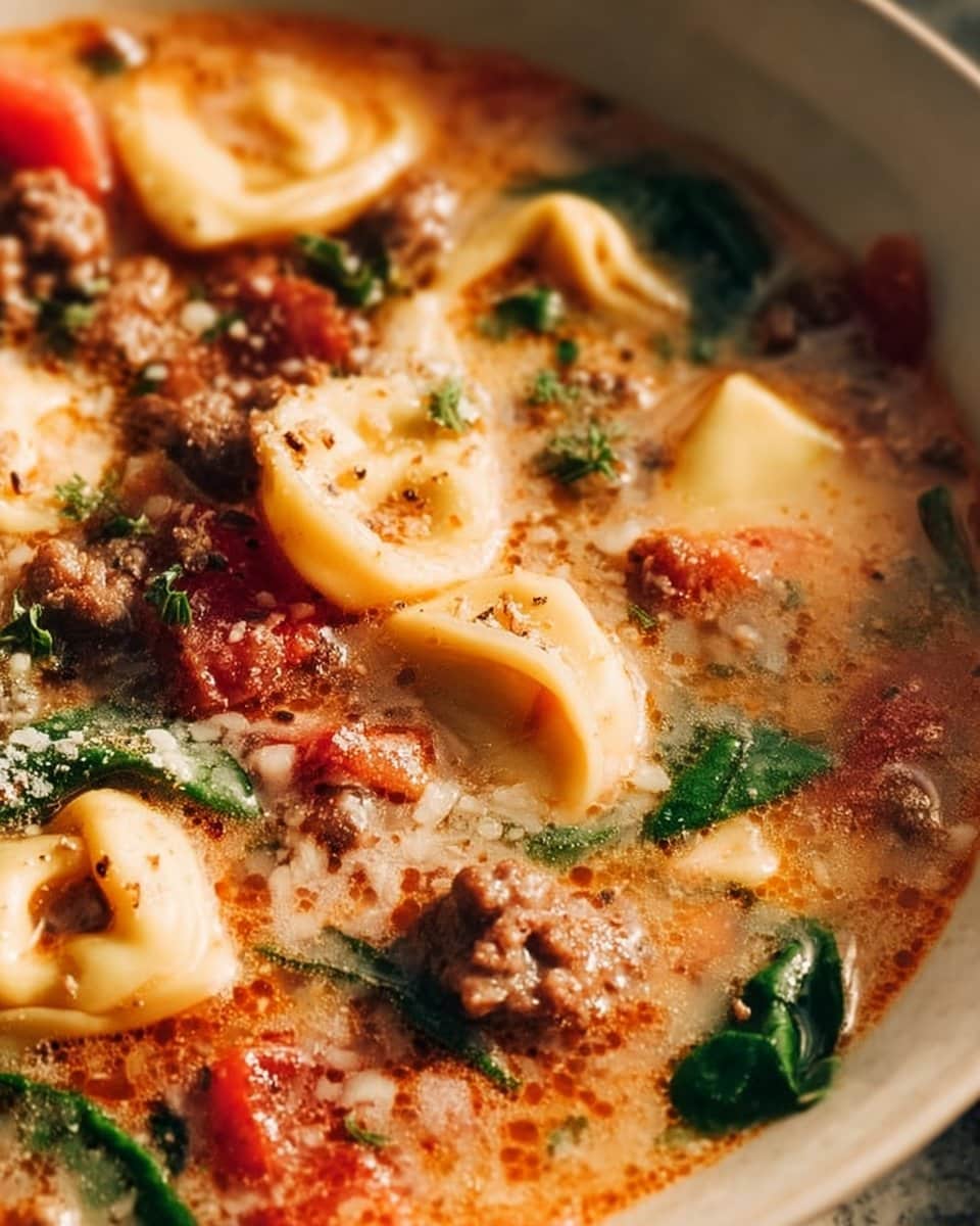 Italian Sausage Tortellini Soup