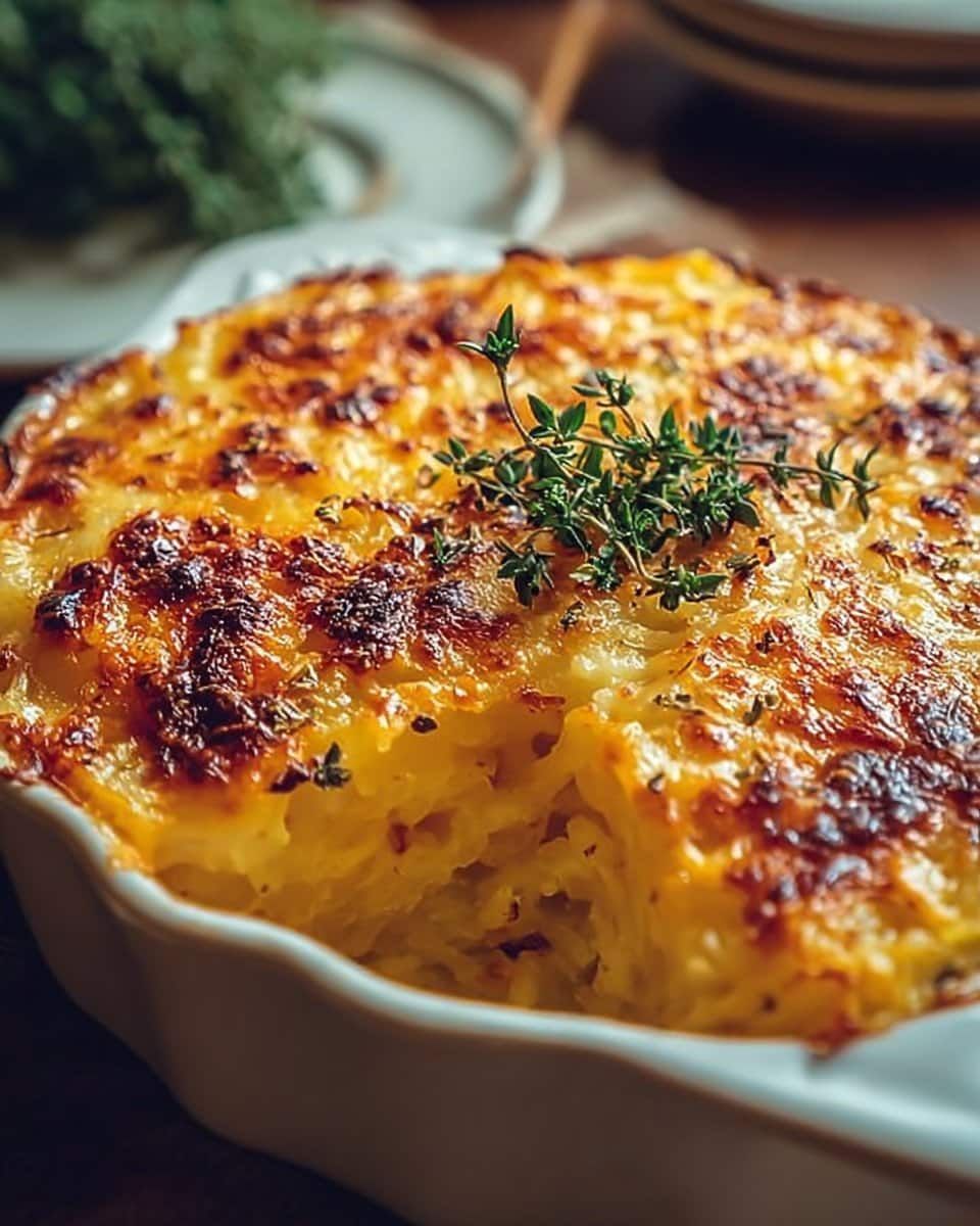 Healthy Spaghetti Squash Au Gratin