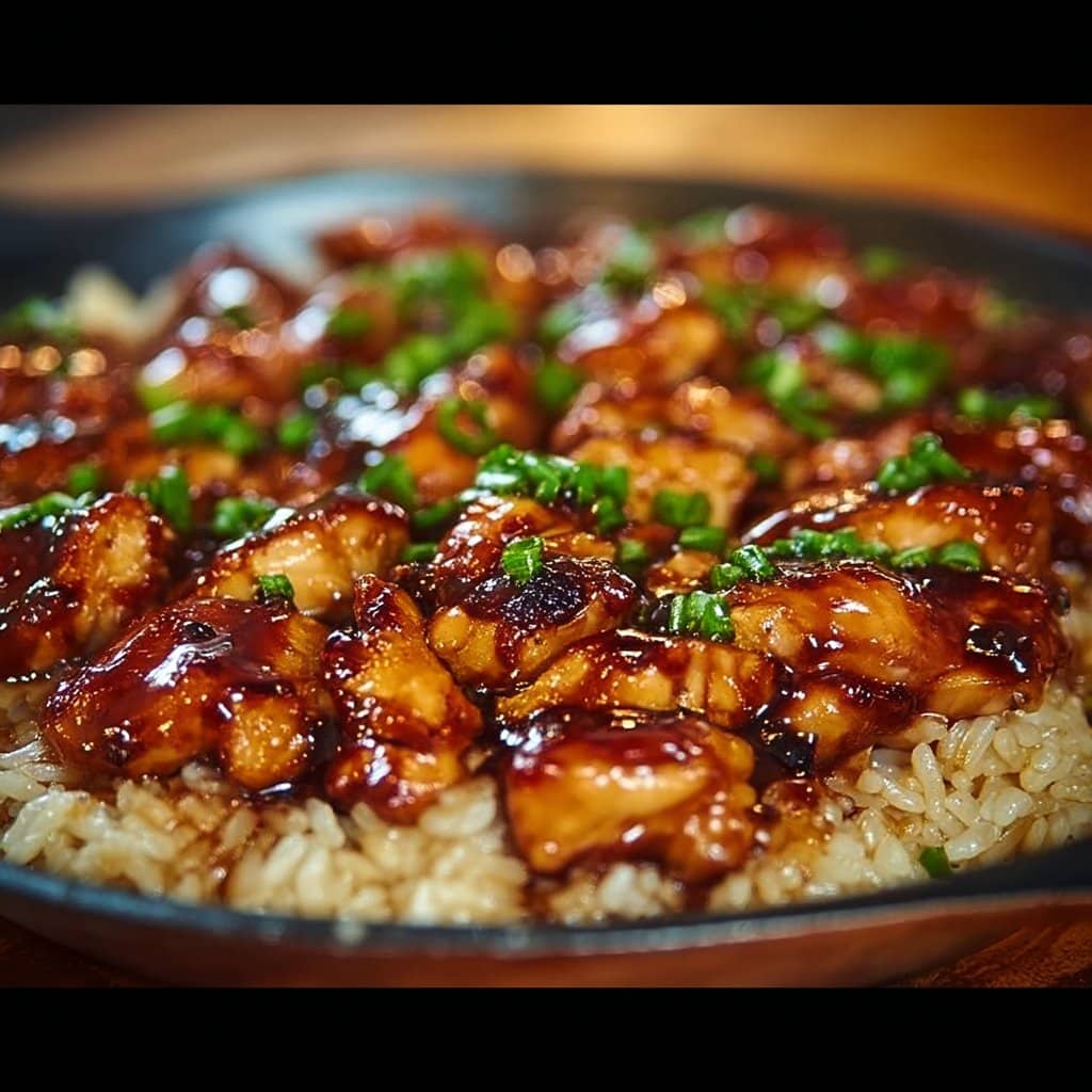 Honey BBQ Chicken Rice