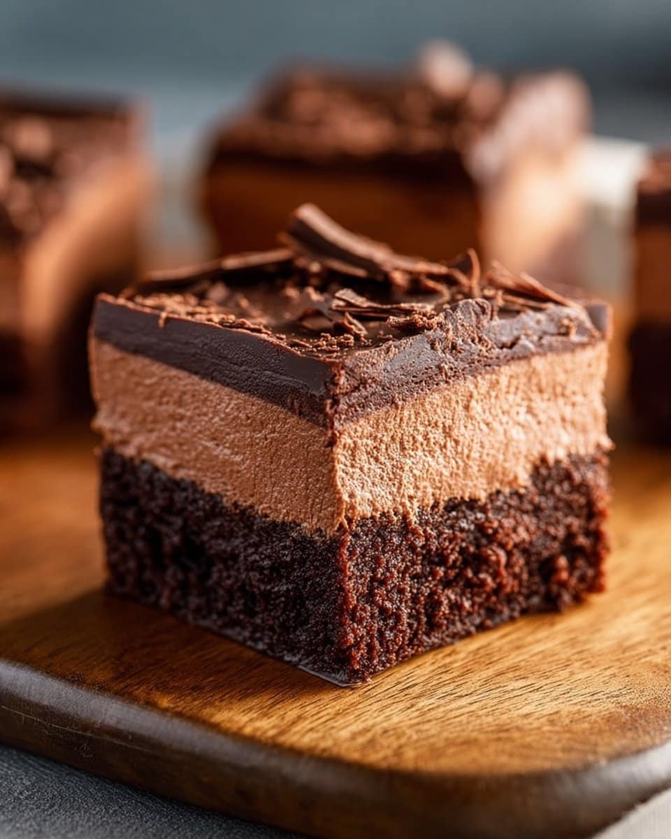 Chocolate Mousse Brownies