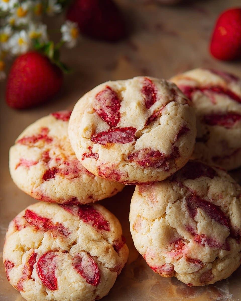 Strawberry Cheesecake Cookies Recipe