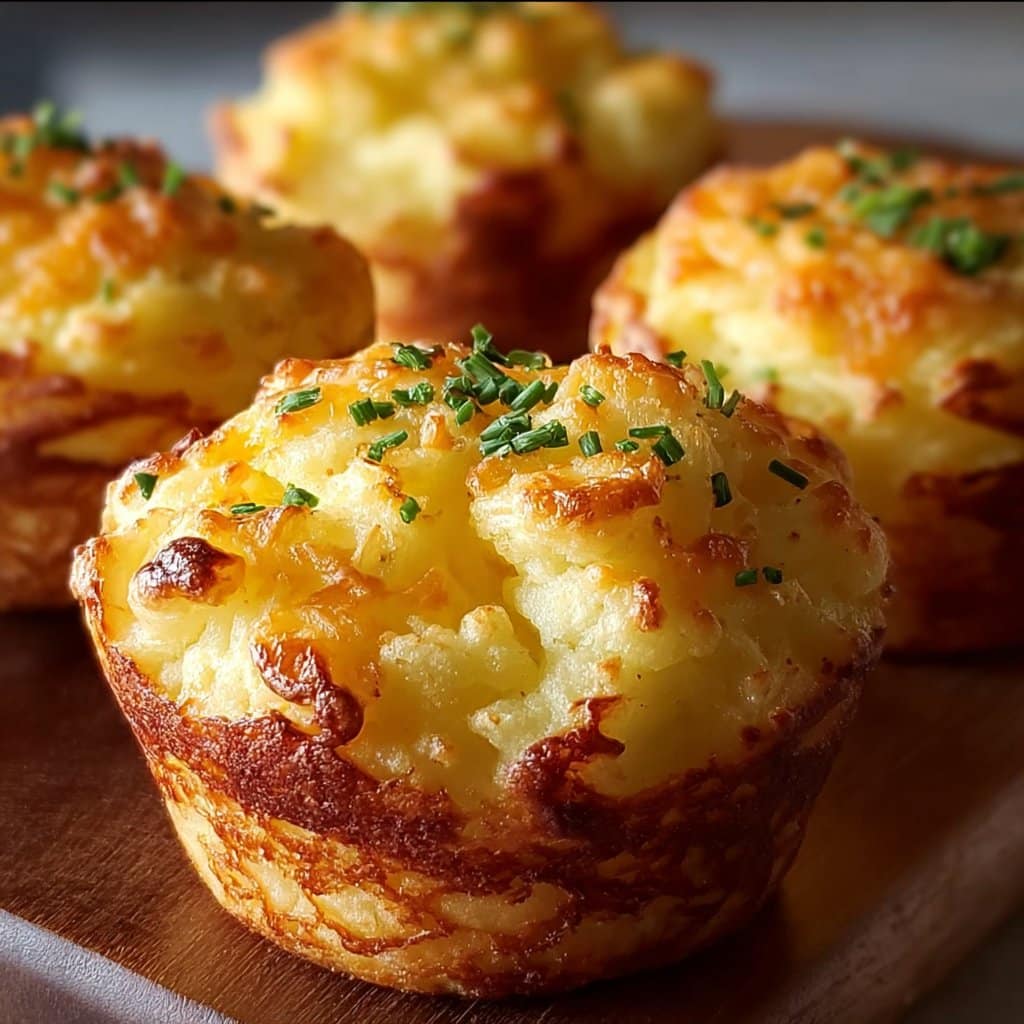 Cheesy Mashed Potato Puffs