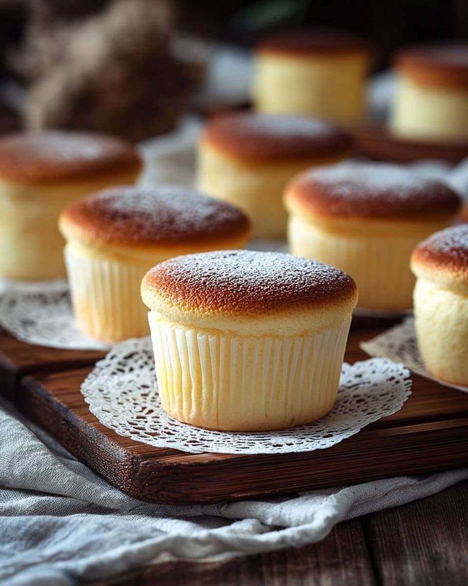 Japanese Cotton Cheesecake Cupcakes