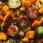 Autumn Dinner with Sausage, Pasta, Brussels Sprouts, and Butternut Squash autumn dinner with sausage pasta brussels sprout 2025 11 11 235259 150x150 1