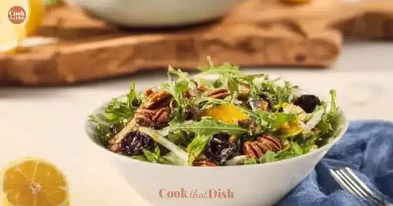 Harvest salad featuring colorful vegetables and lemon thyme dressing