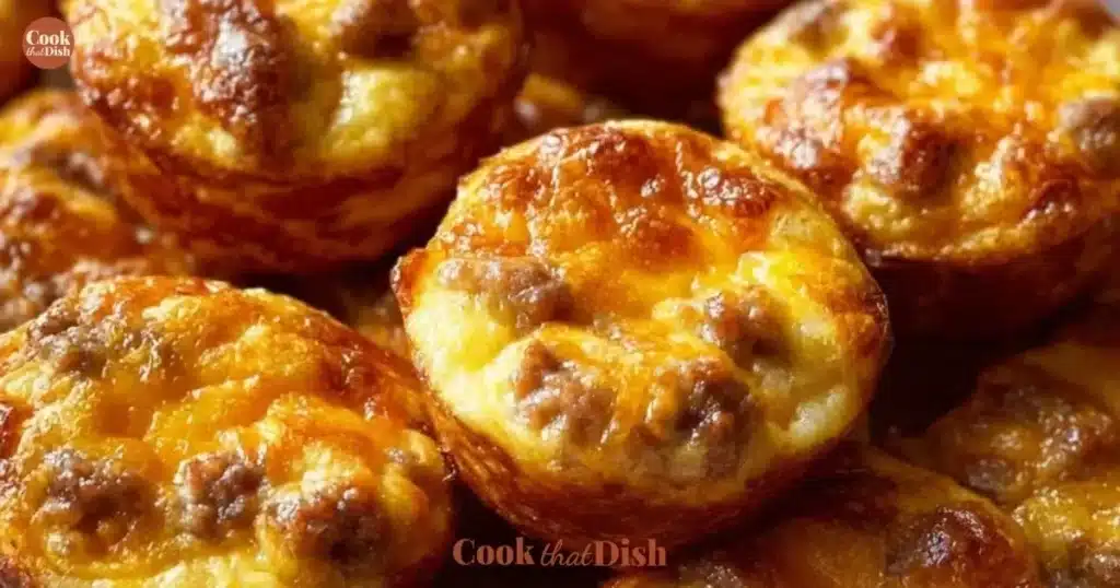 High-protein pancake sausage mini muffins for a nutritious snack