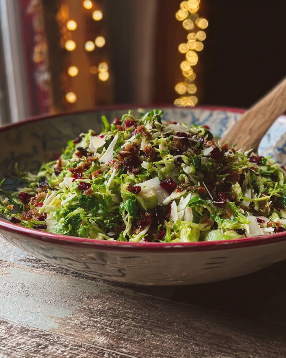 Shaved Brussels Sprout Salad