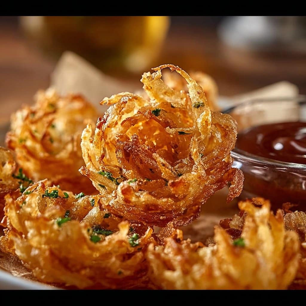 Air Fryer Crispy Mini Blooming Onions