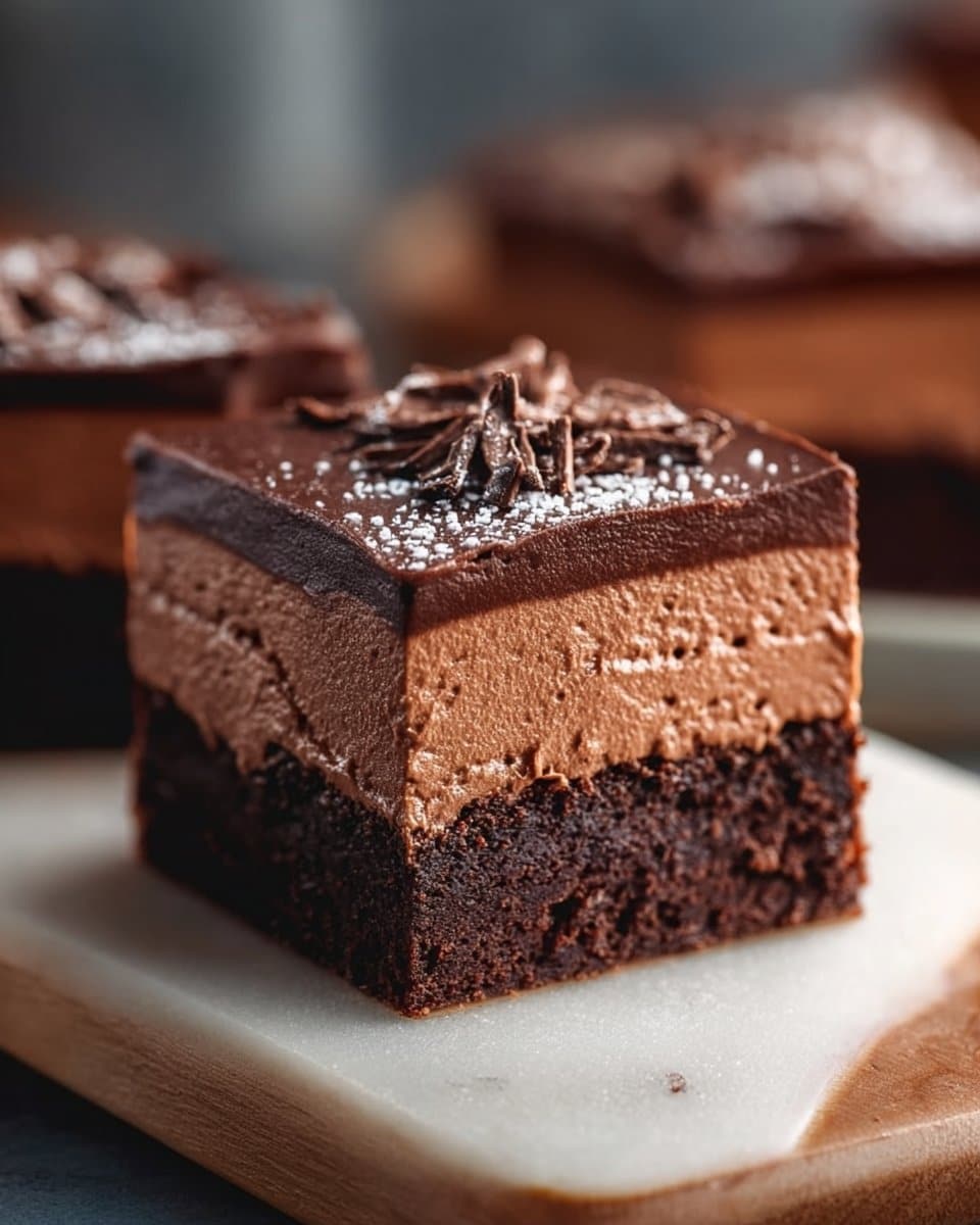 Chocolate Mousse Brownies
