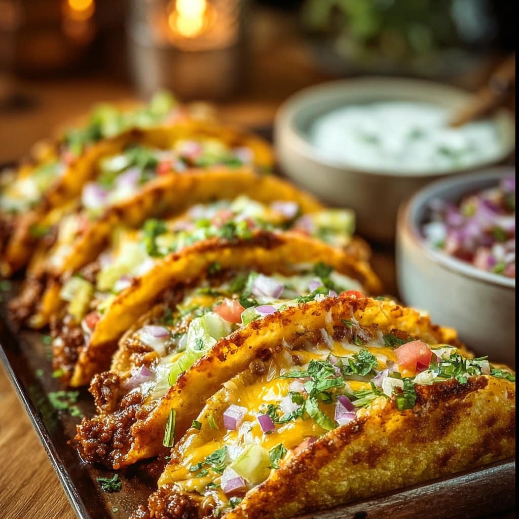 Oven-Baked Cheesy Tacos (Crispy & Loaded) You'll Love