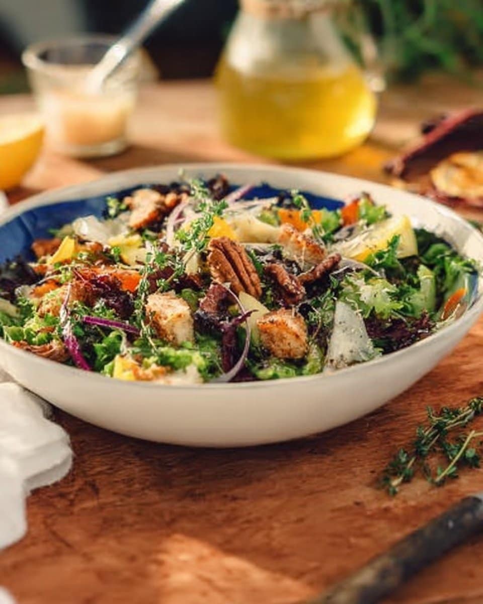 Harvest Salad with Lemon Thyme Dressing