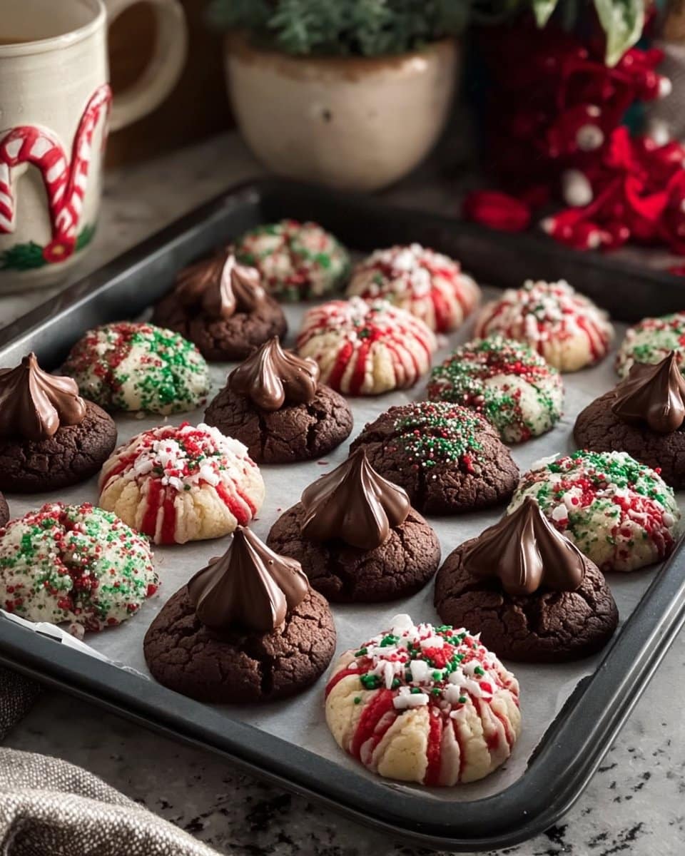 Chocolate Blossom Cookies