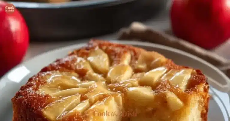 Delicious 3 ingredient apple cake fresh out of the oven