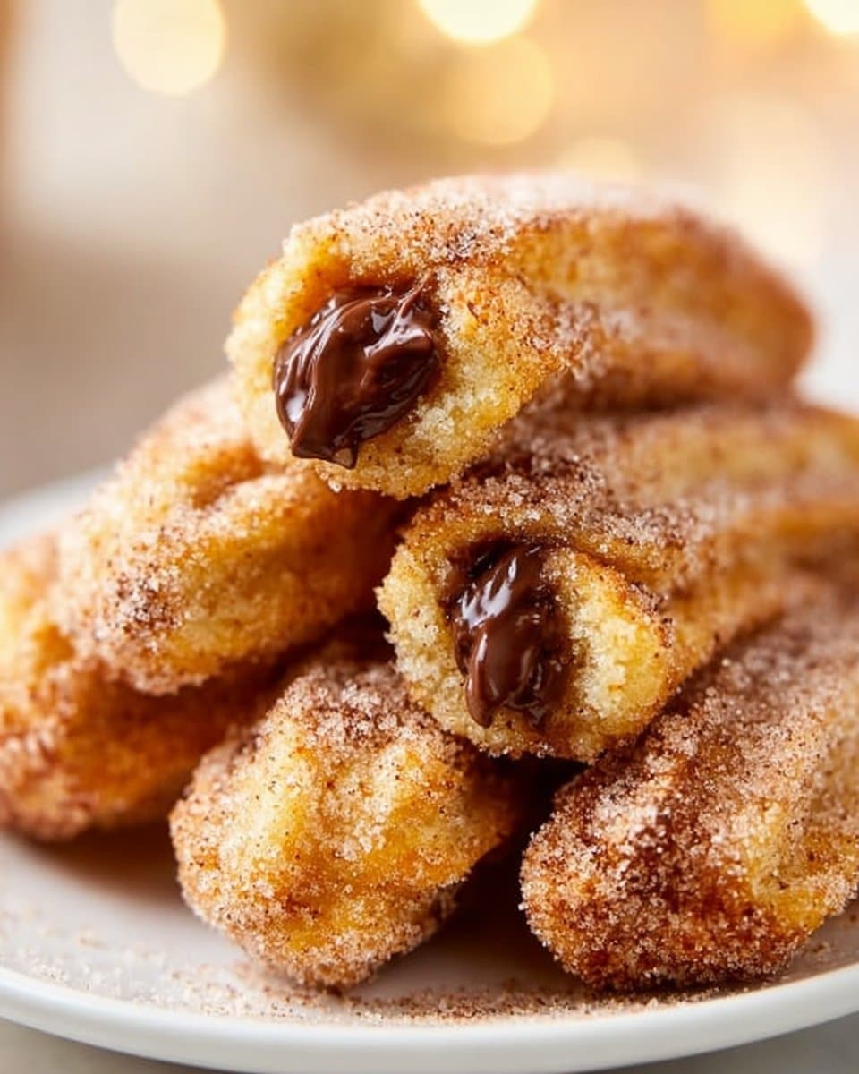 Homemade Churro Bites with Nutella