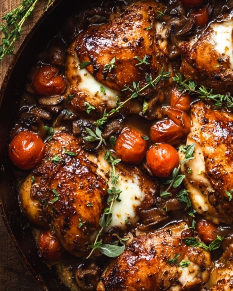 One-Pan Juicy Chicken with Balsamic Sauce