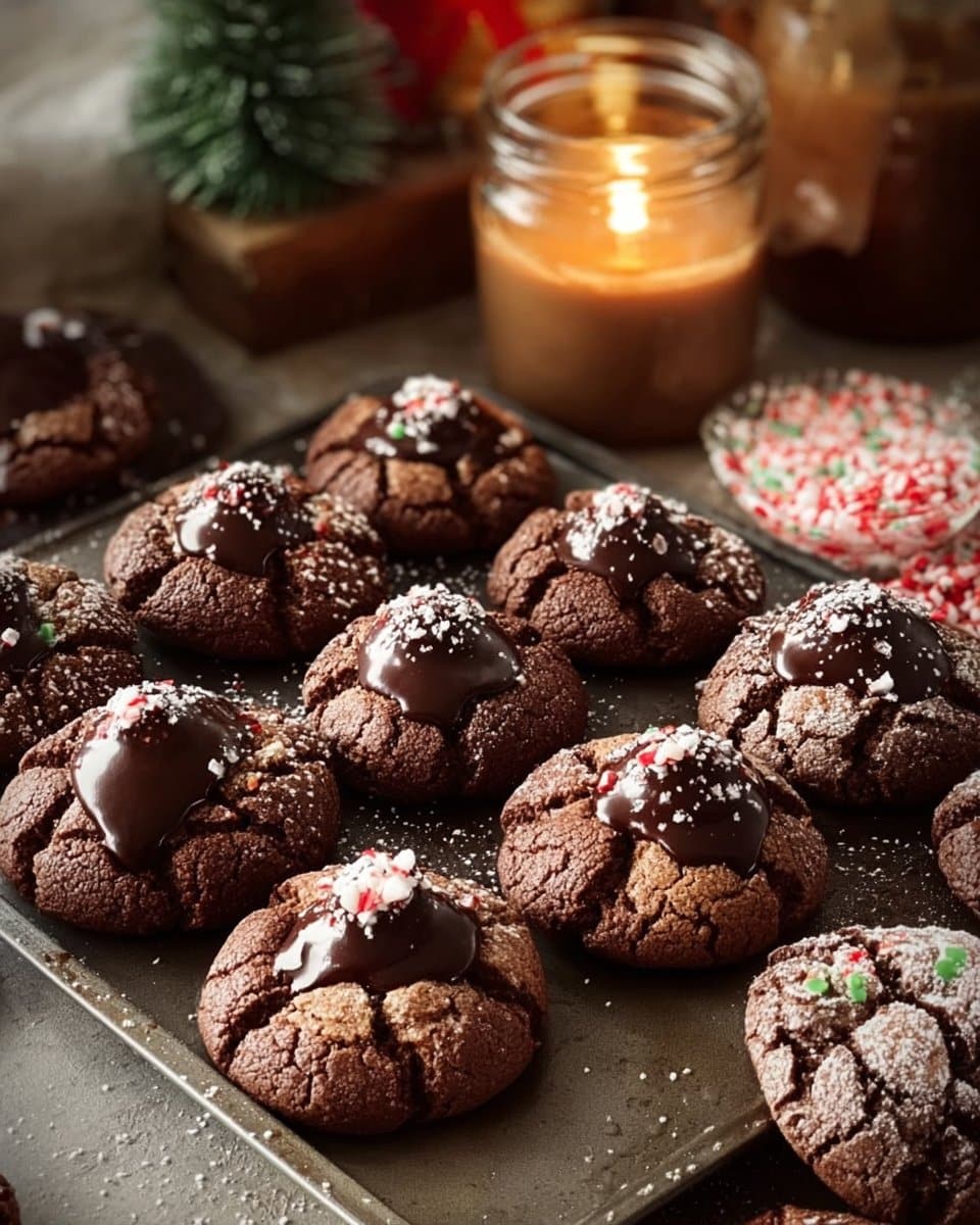 Chocolate Blossom Cookies