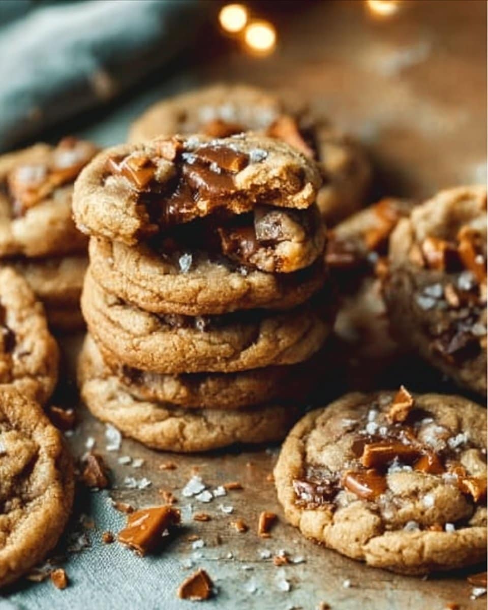 Brown Butter Toffee Cookies