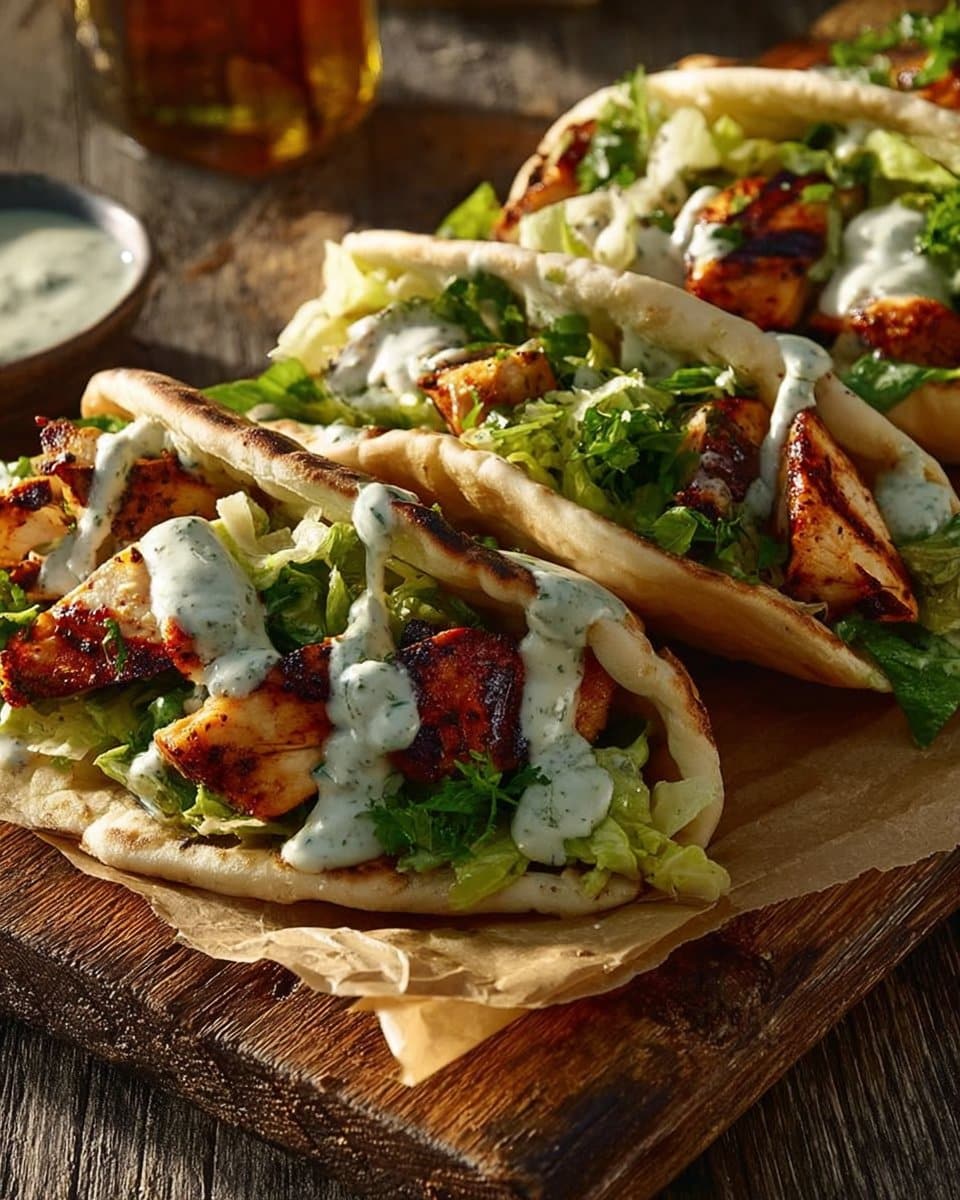 Sheet Pan Chicken Pitas with Herby Ranch