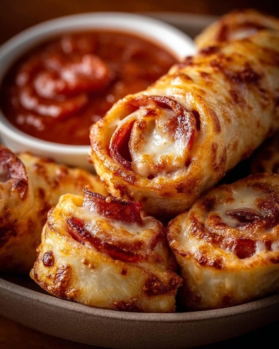 Savory Cheesy Pepperoni Pizza Roll Ups for Quick Snacks