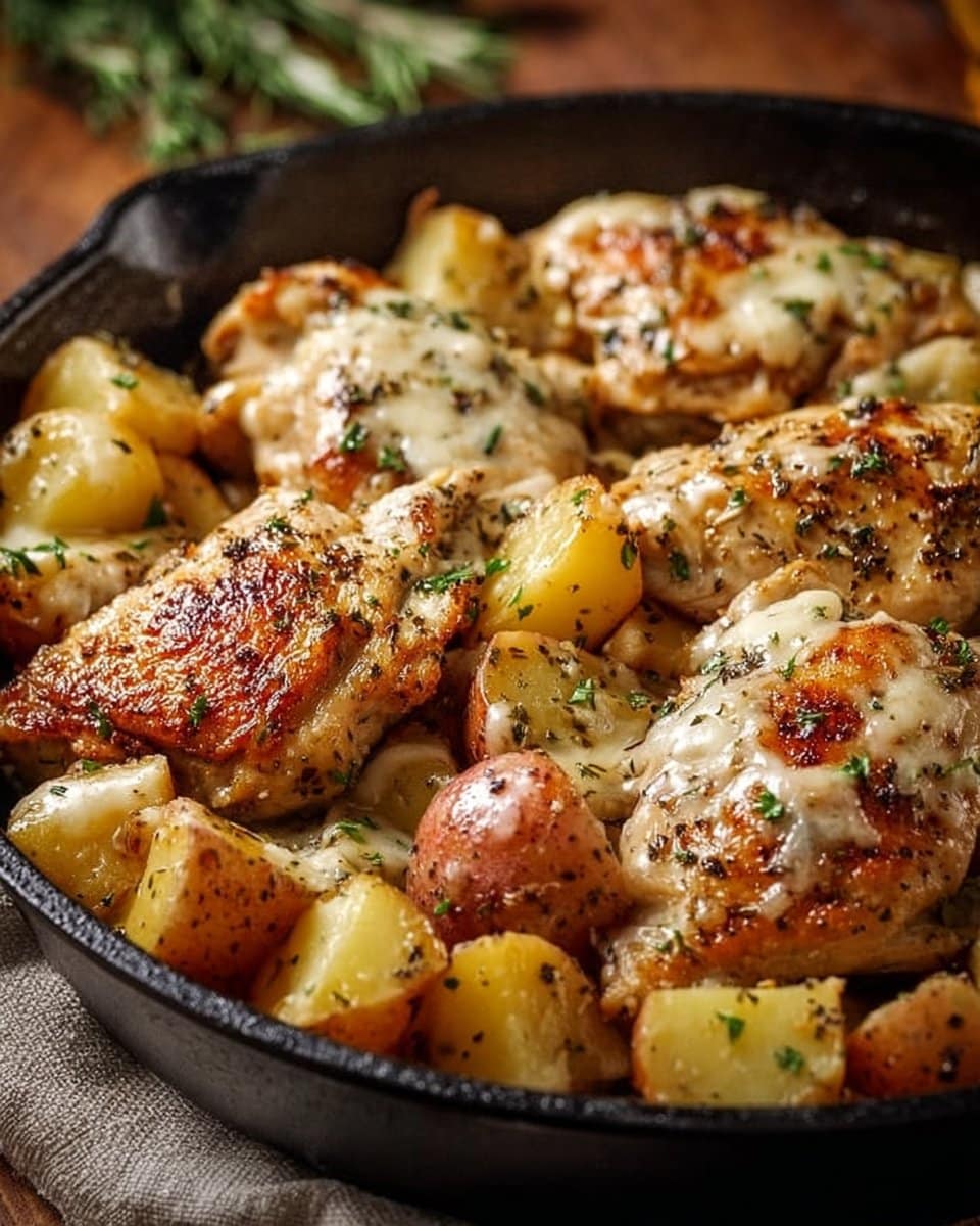Garlic Parmesan Chicken and Potatoes