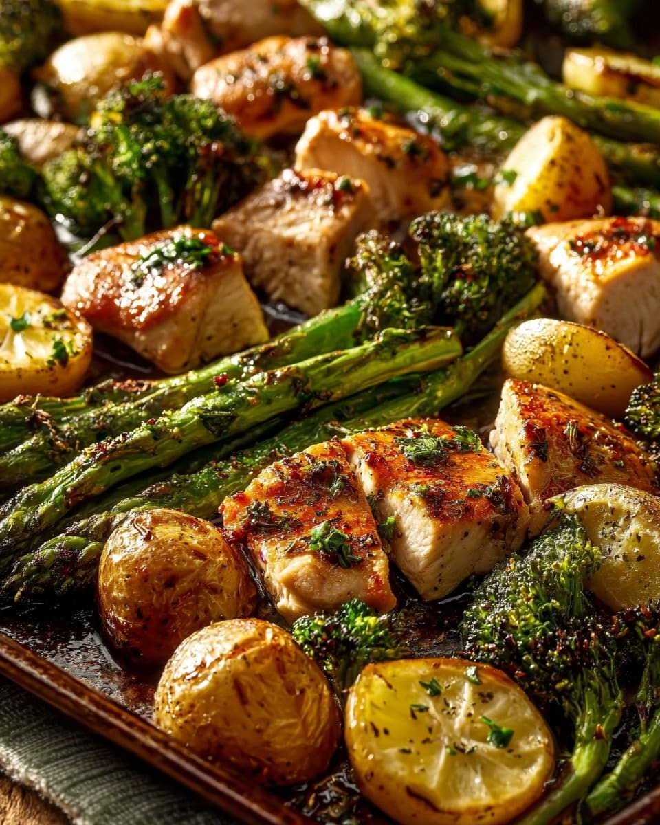 Sheet Pan Garlic Butter Chicken and Veggies