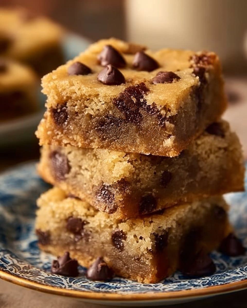 Melt-in-Your-Mouth Chocolate Chip Cookie Bars