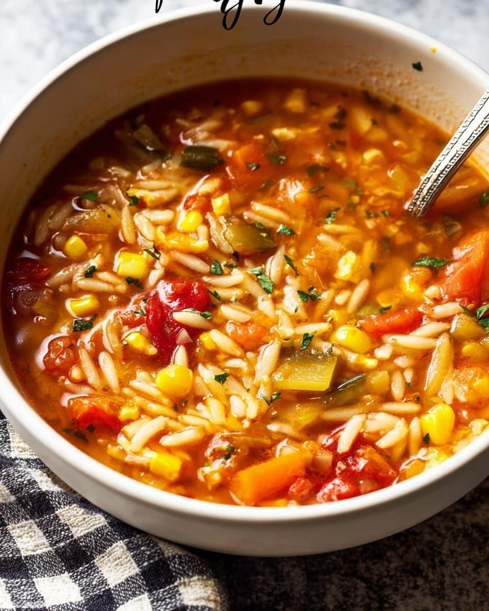 Vegetable Orzo Soup Vegetable Orzo Soup Vegetable Orzo Soup
