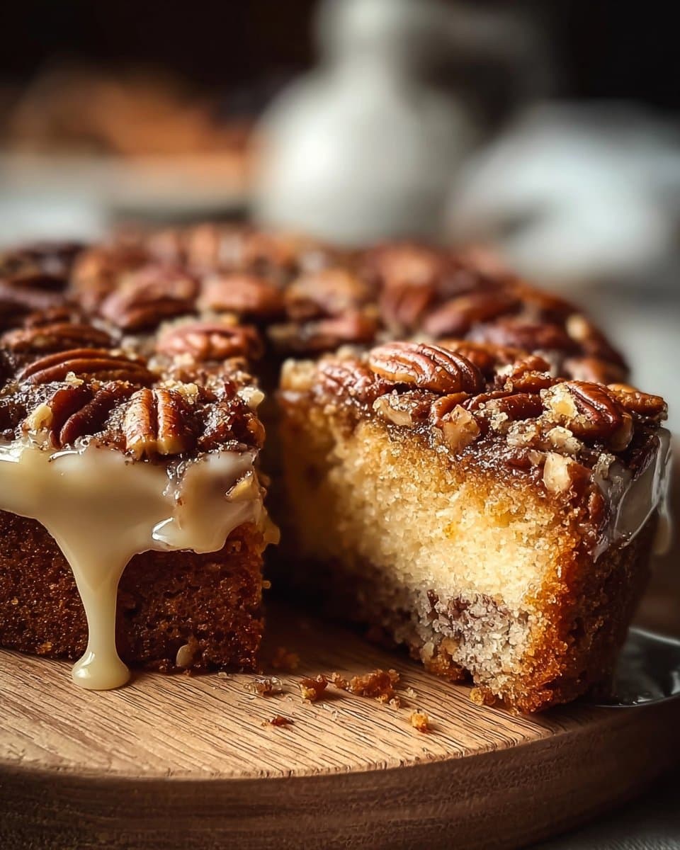 Gooey Butter Pecan Cake