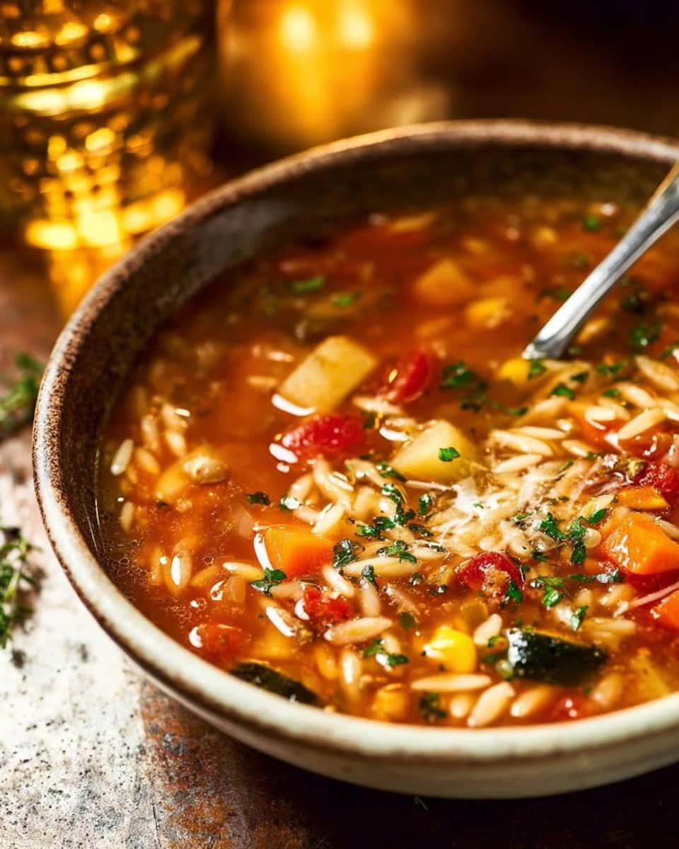 Vegetable Orzo Soup Vegetable Orzo Soup Vegetable Orzo Soup