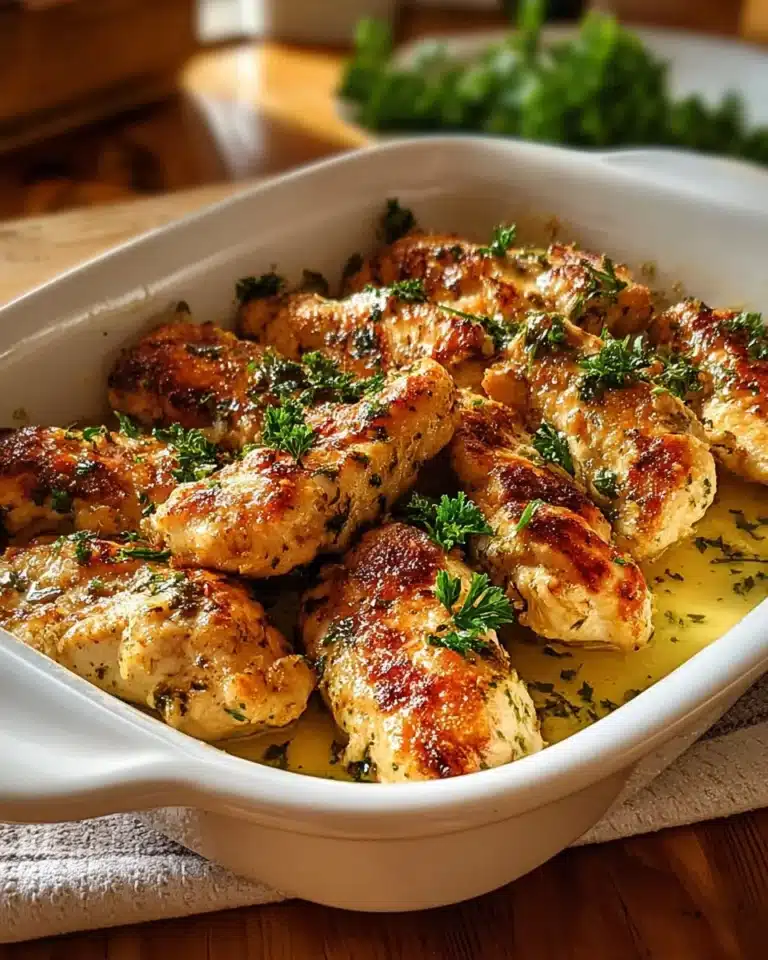 Delicious Greek Chicken Tenders marinated with herbs and spices