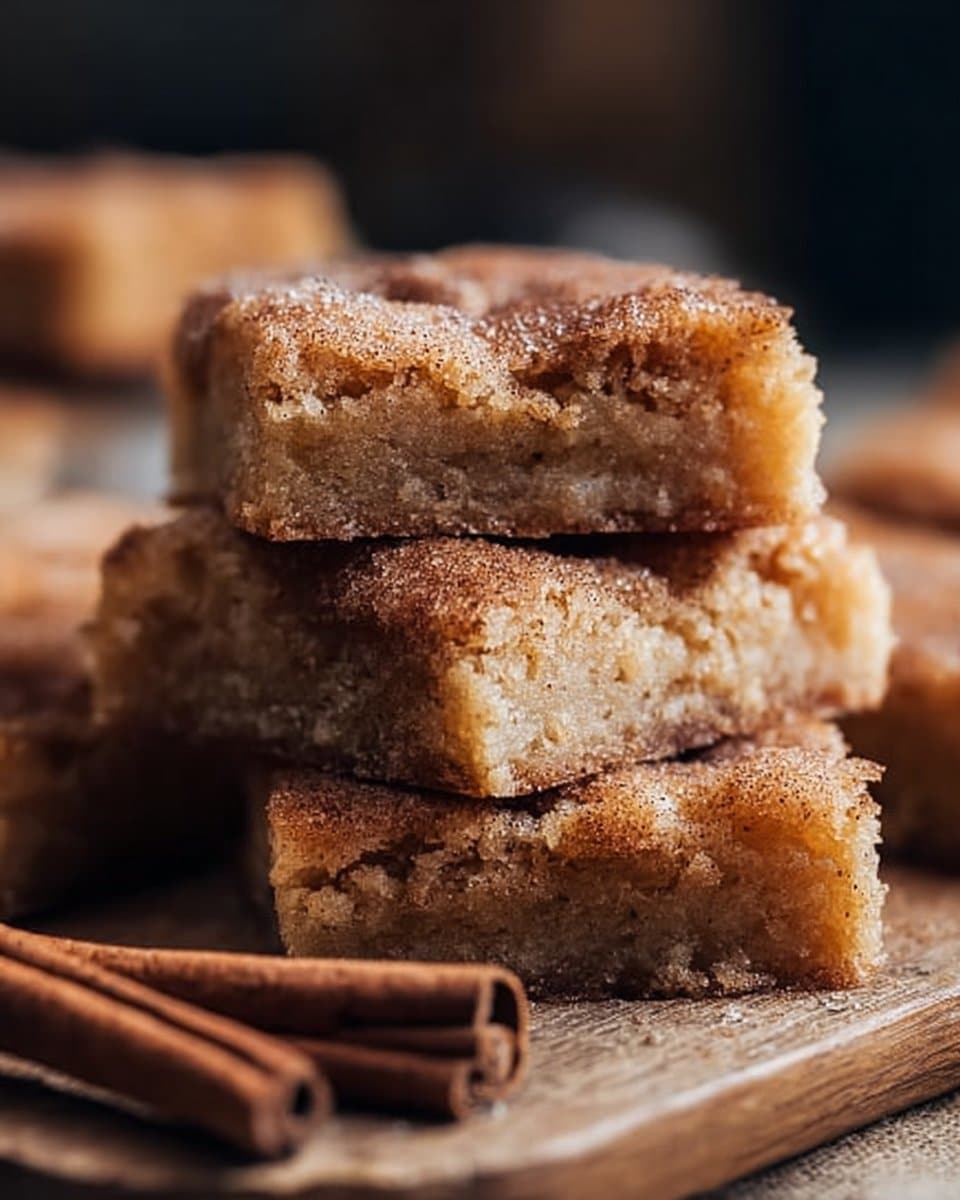 Cinnamon Sugar Blondies