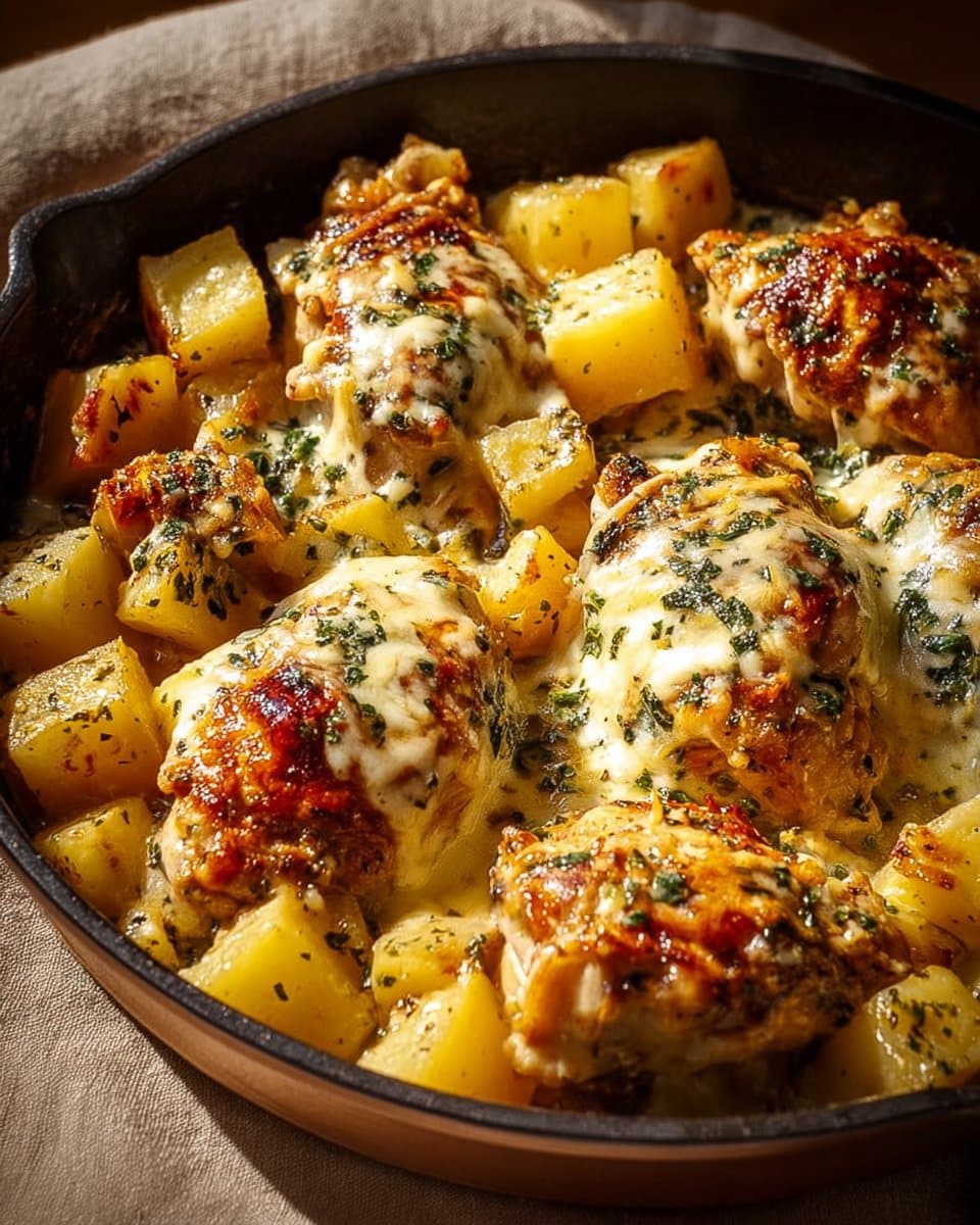 Garlic Parmesan Chicken and Potatoes