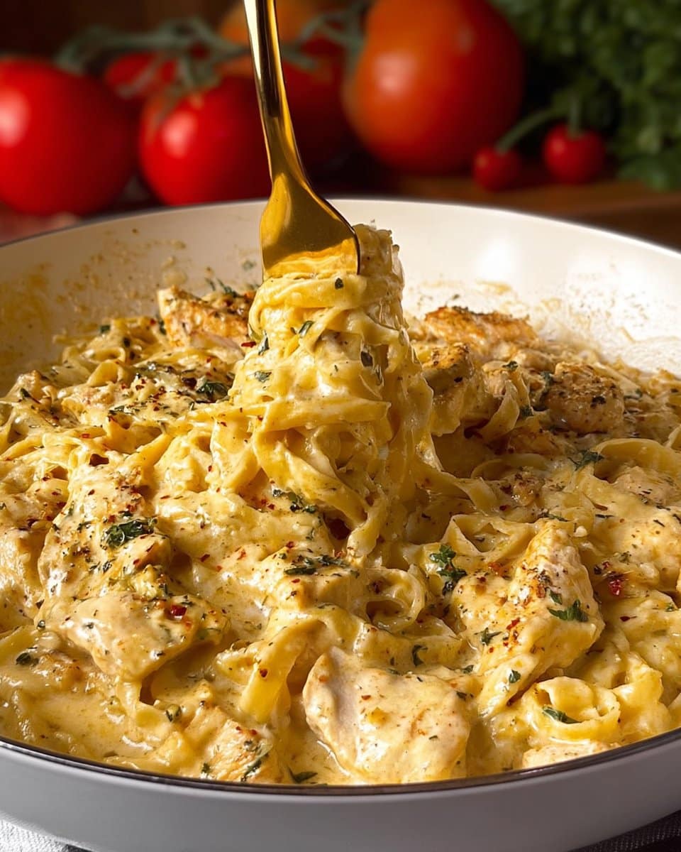 Chicken Garlic Parmesan Pasta