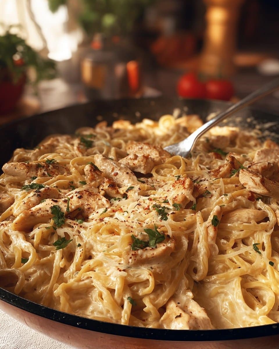 Chicken Garlic Parmesan Pasta