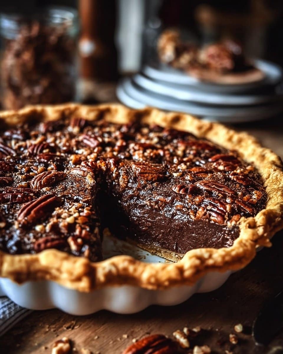 Texas Chocolate Pecan Pie