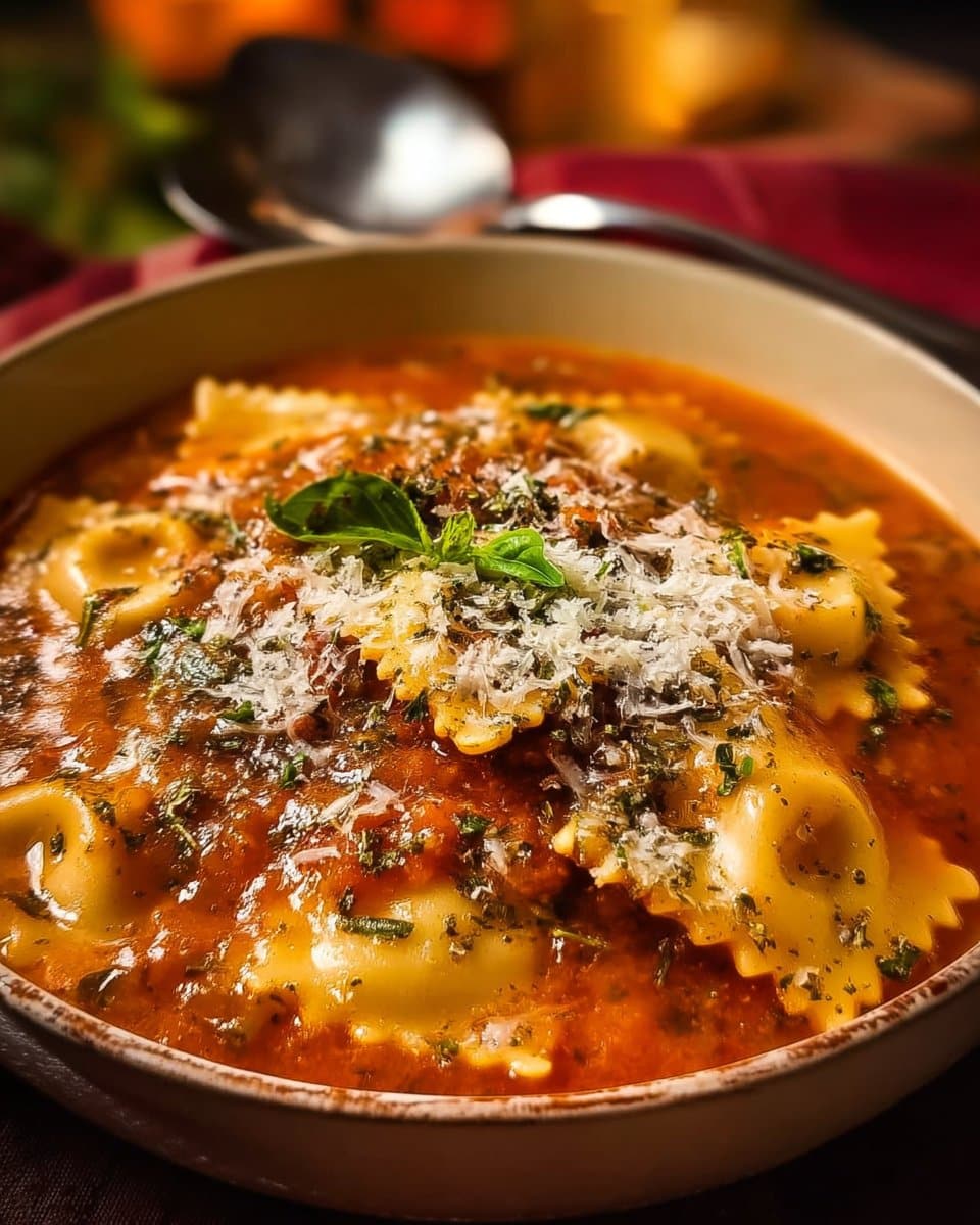 Easy Creamy Lasagna Soup