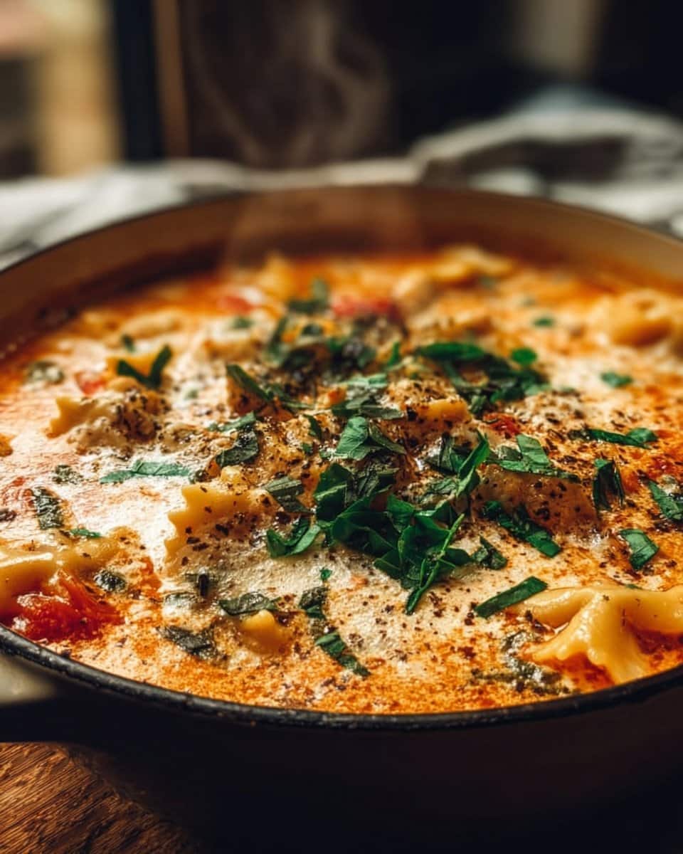 Easy Creamy Lasagna Soup