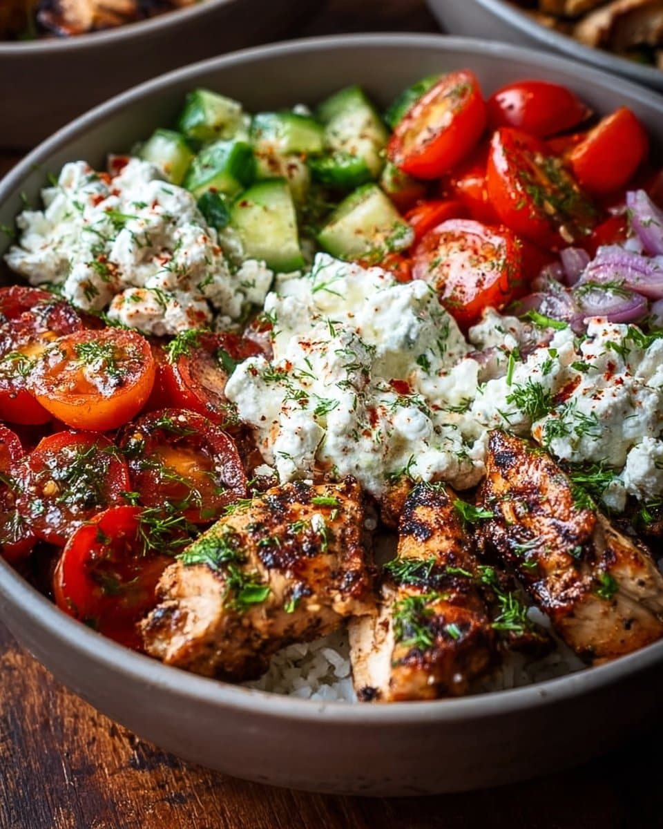 Greek Chicken Bowls