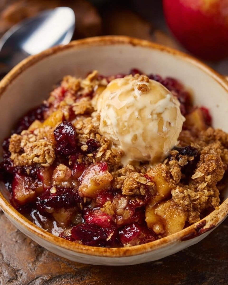 Cranberry Apple Crisp