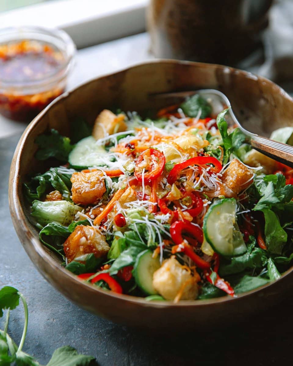 Spring Roll Salad with Spicy Ginger Dressing: An Incredible Ultimate Recipe