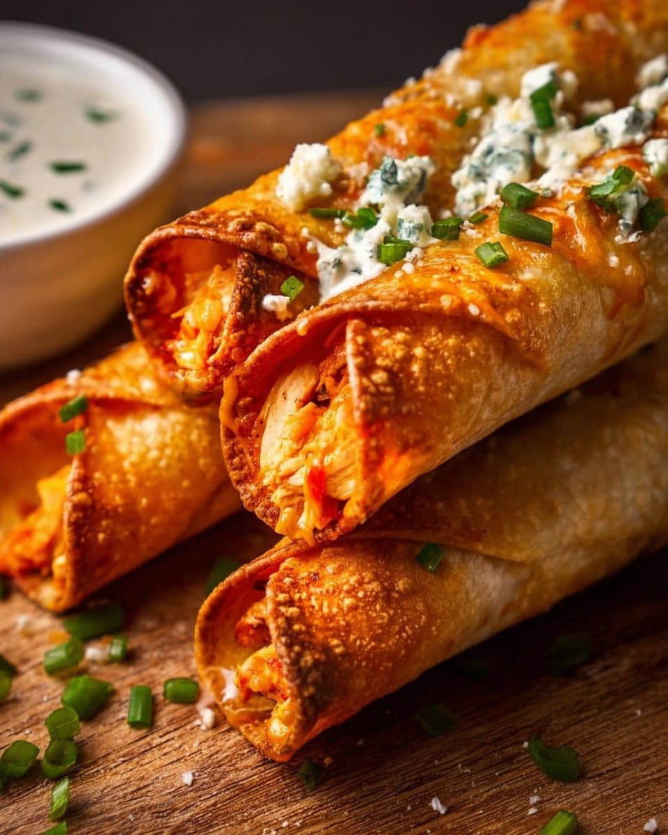 Buffalo Chicken Taquitos