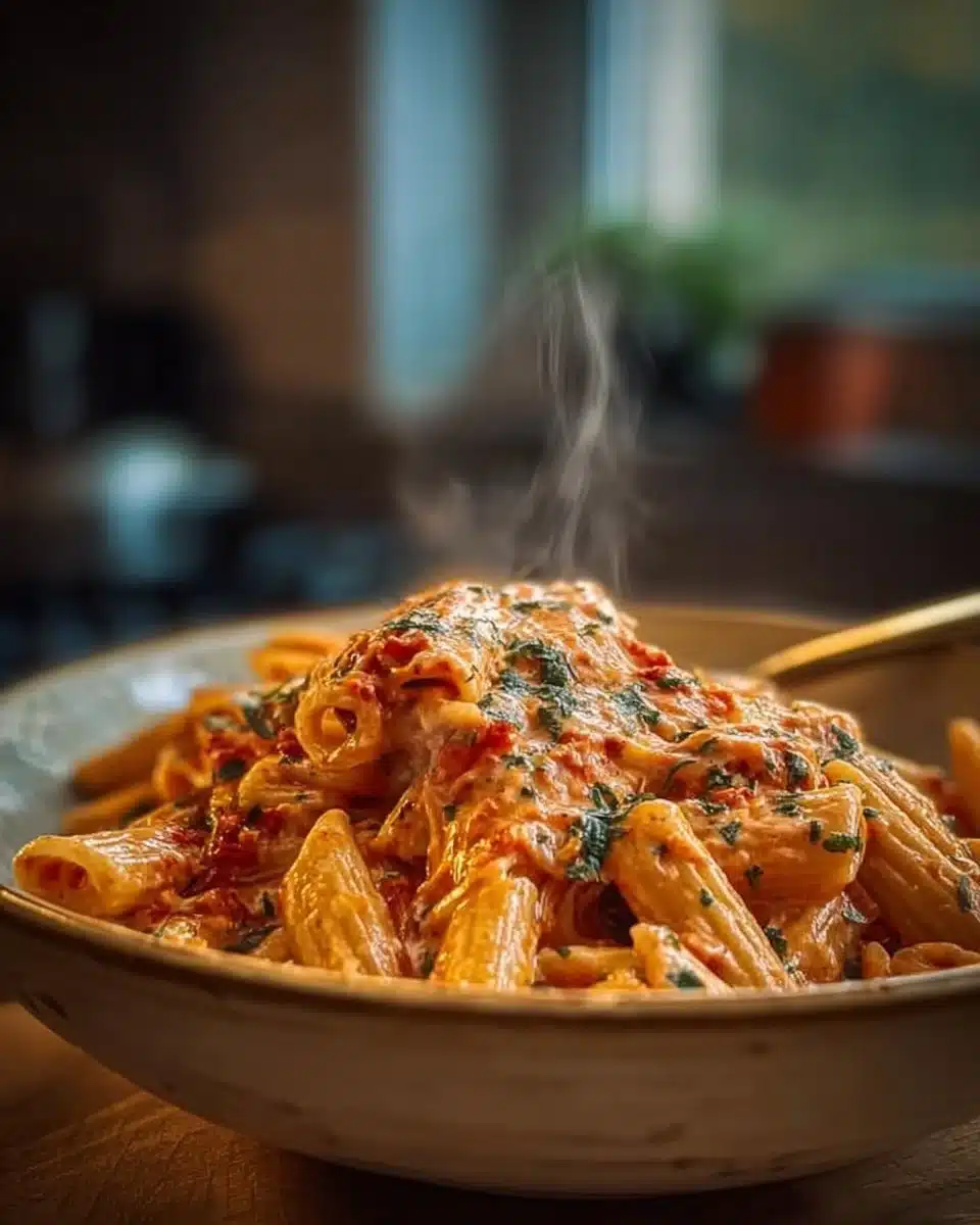 Creamy Tomato Garlic Pasta