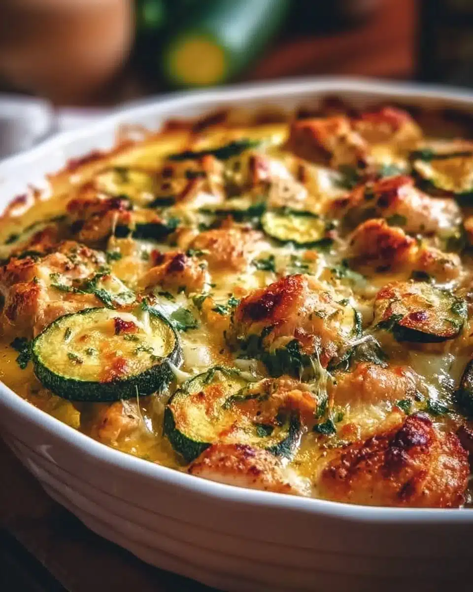 Easy Chicken Zucchini Bake