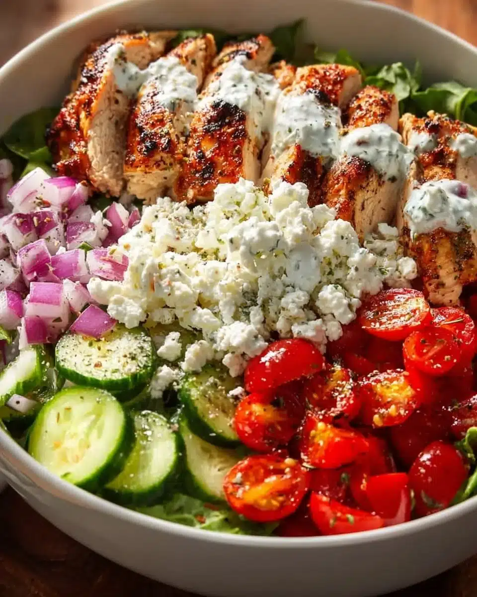Greek Chicken Bowls