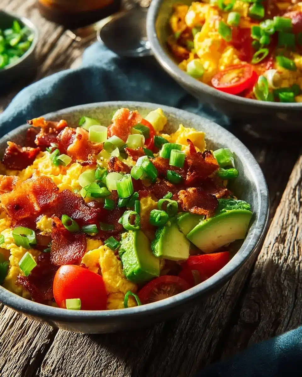 High Protein Breakfast Bowls