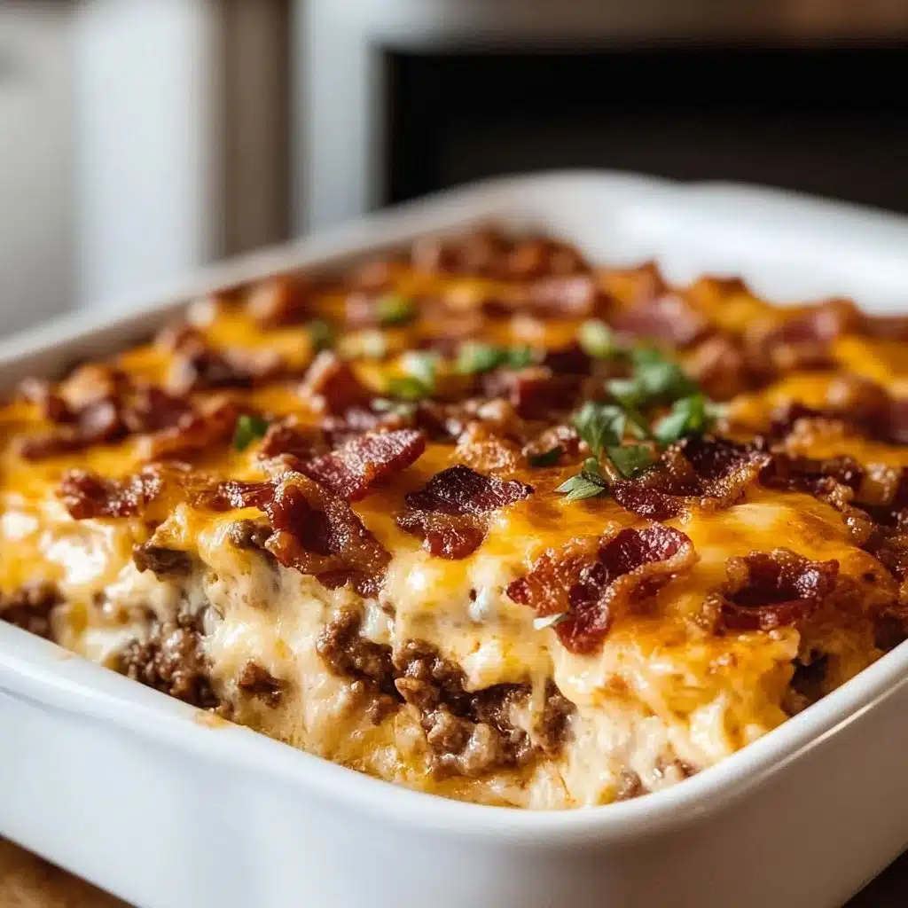 Low-Carb Bacon Cheeseburger Casserole Bacon Cheeseburger Casserole Low-Carb Bacon Cheeseburger Casserole