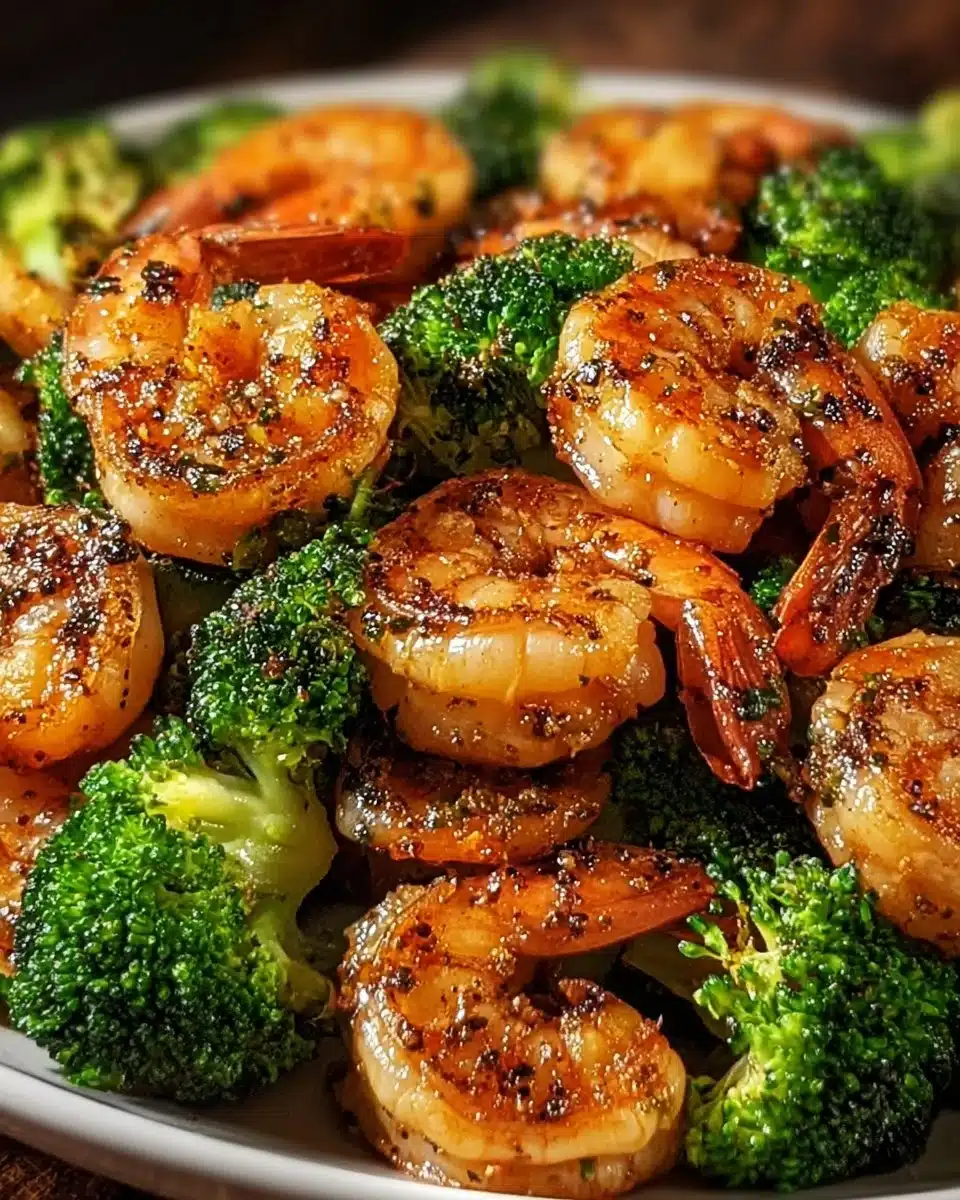 Low Carb Shrimp and Broccoli
