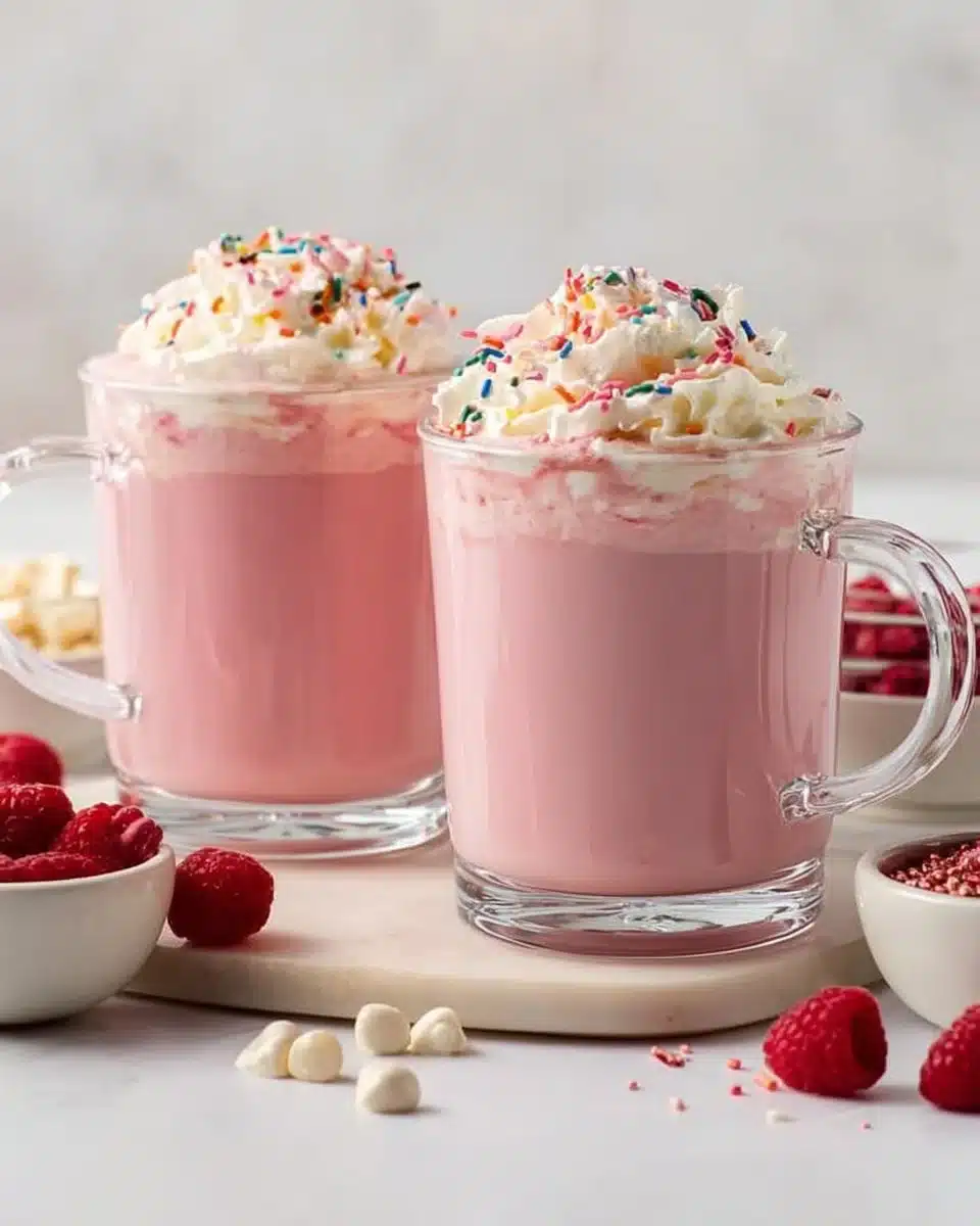 Raspberry White Hot Chocolate